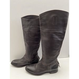 n.d.c Women’s Brown Leather Gerda Hand Made Riding Boots Size US 8